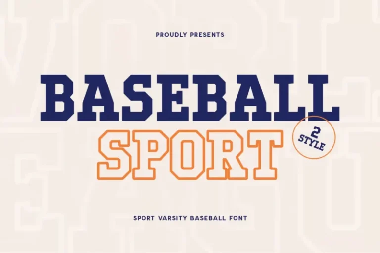 Baseball Sport – Sport Varsity Baseball Font