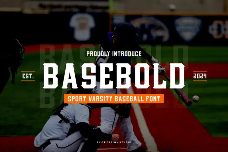 Basebold – Sport Varsity Baseball Font