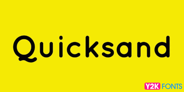 Quicksand- cool free font download