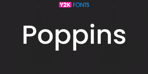 poppins- cool free font download