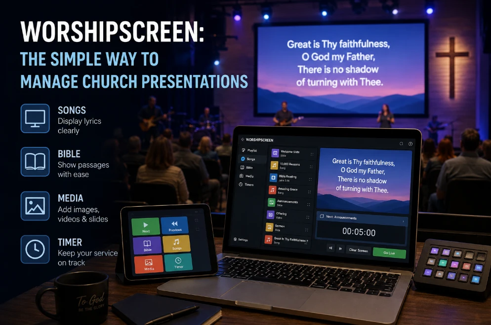 How Church Presentation Software Can Save Your Media Team Hours Every Week