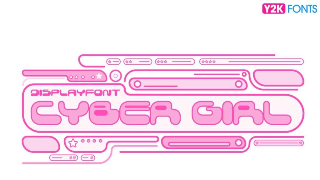 cyber girl font