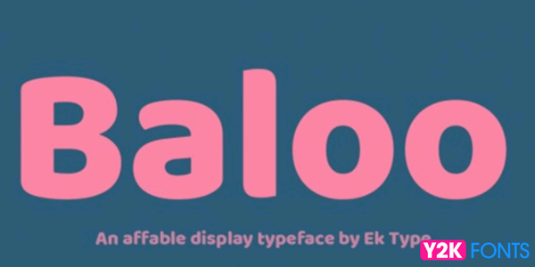 Baloo- Best Free Cool Font