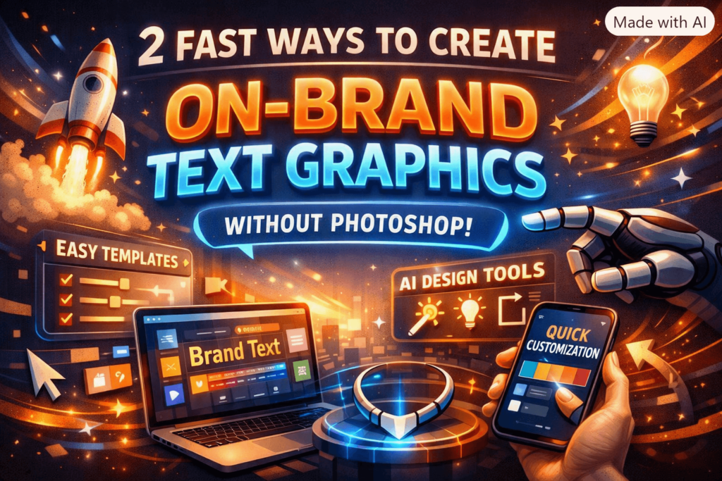 2 Fast Ways to Create On-Brand Text Graphics Without Photoshop