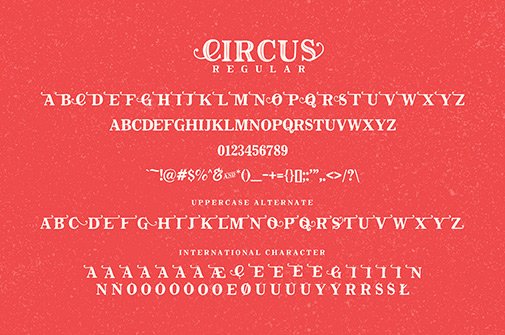 The Circus – Free Retro Display Font