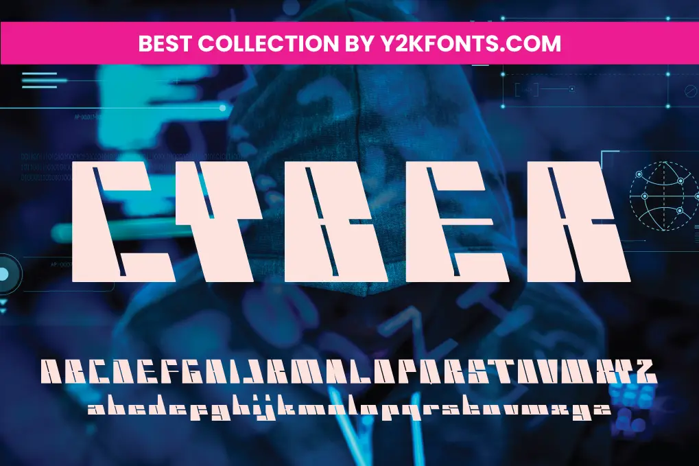 Cyber Font Free Download - Y2K FONTS