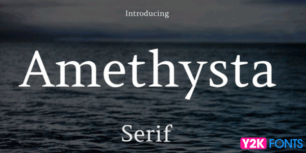 Amethysta- cool free font download