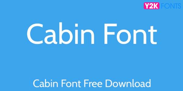 Cabin- cool free font download