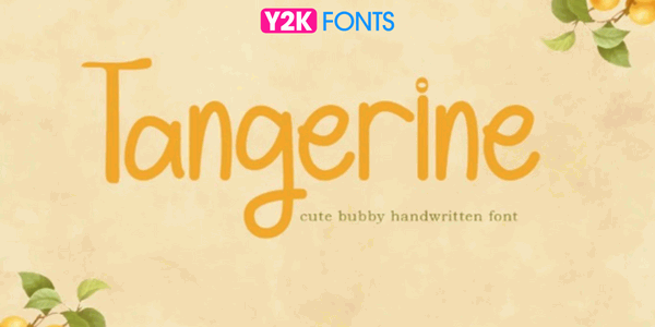 Tangerine- Best Free Cool Font