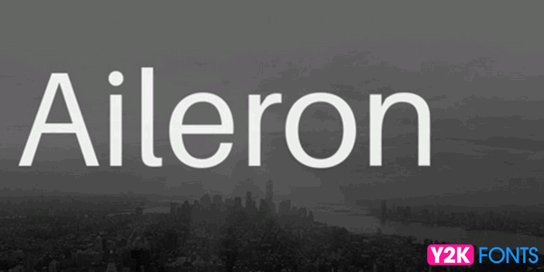 Aileron- cool font download