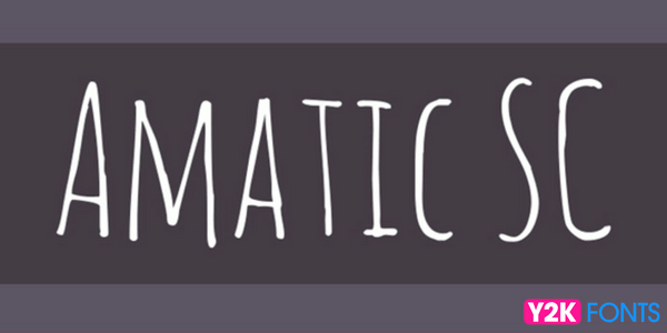 Amatic SC- Best Free Cool Font