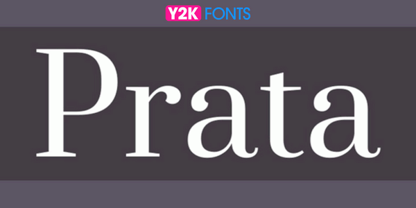 Prata- cool font free