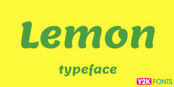 Lemon- Best Cool Free Font