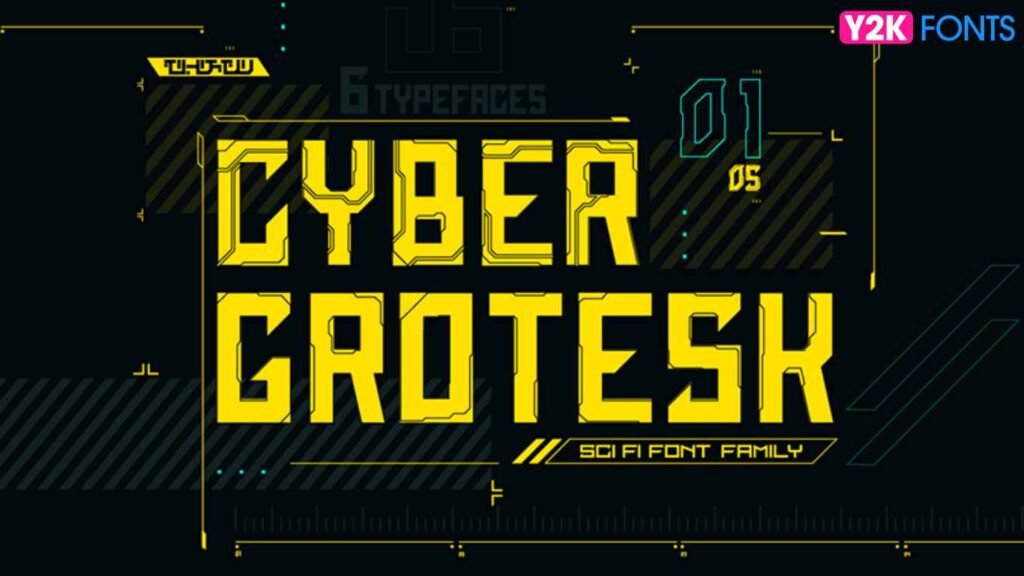 cyber grotesk font