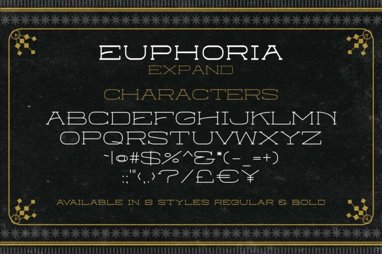 Euphoria 3D Font