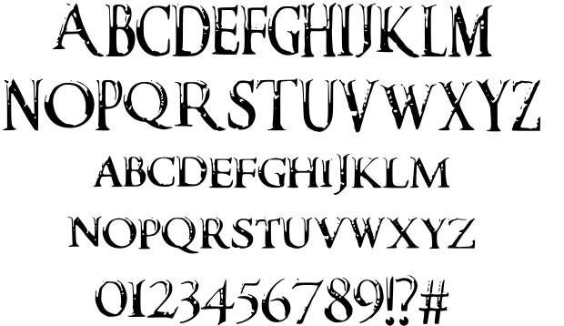 Skyrim Font