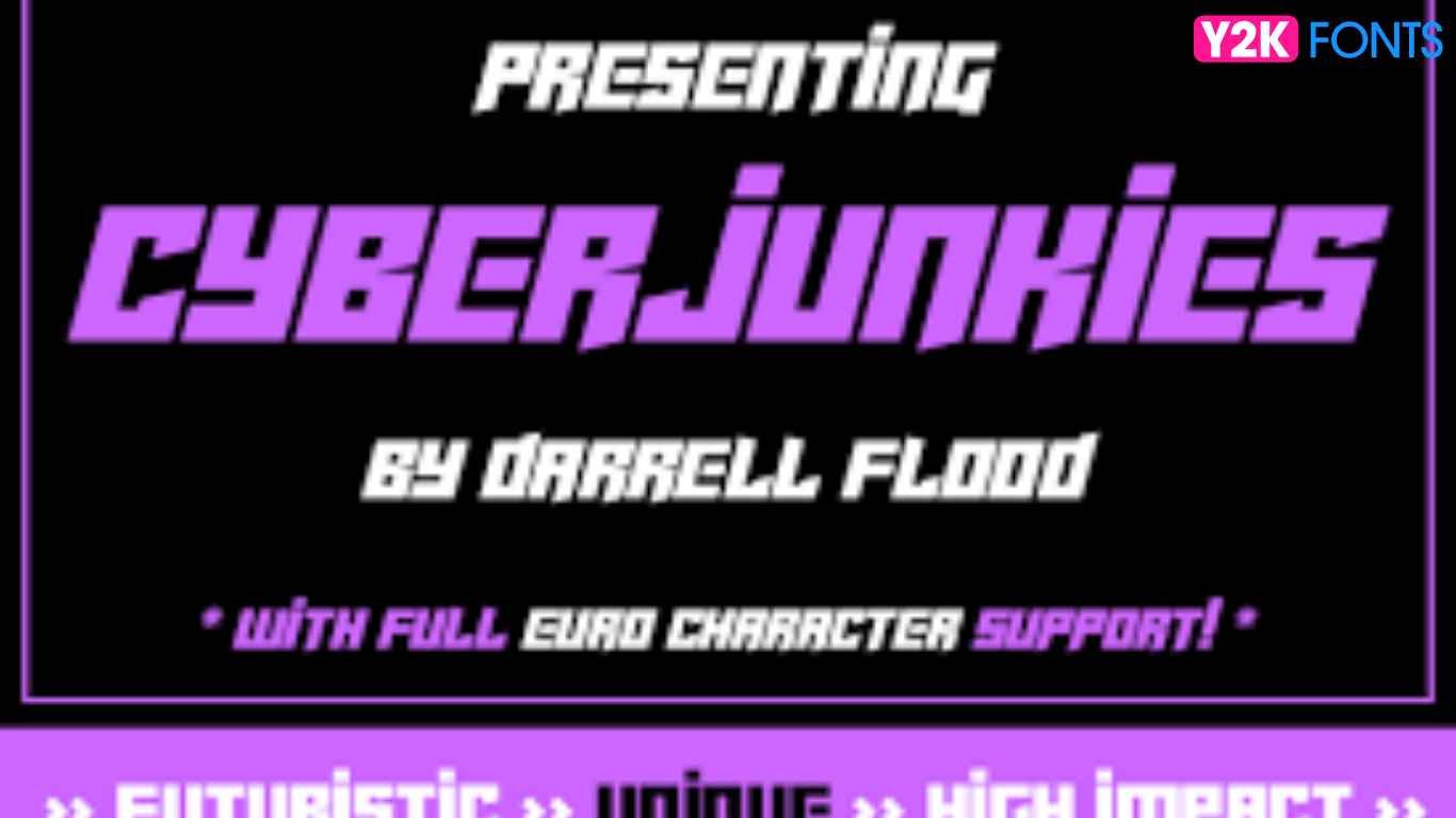 Cyber Font Free Download - Y2K FONTS