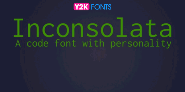 Inconsolata- cool font free