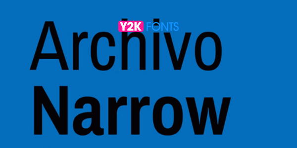 Archivo Narrow- cool font download