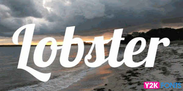 Lobster- Best Free Cool Font