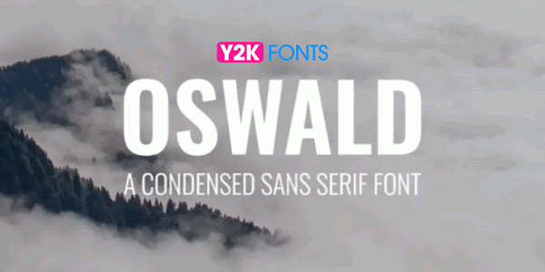 Oswald - Best Free Cool Font
