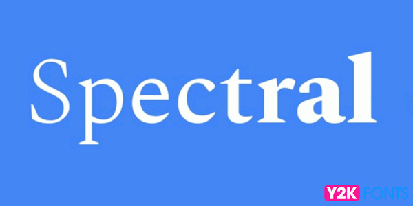 Spectral- cool font download