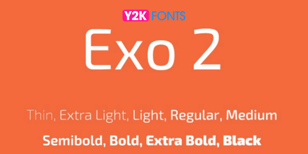 Exo 2- cool font download