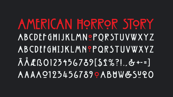 American Horror Story Font