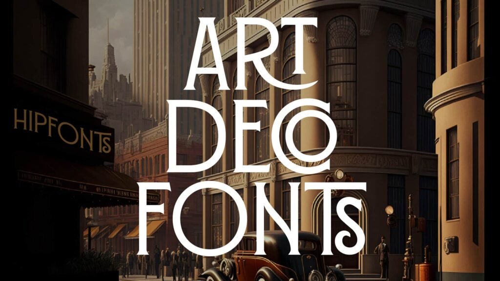 download art deco font photoshop