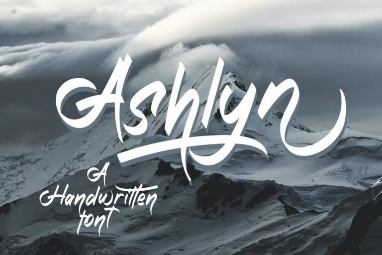 Ashlyn – Aesthetic Handwritten Font