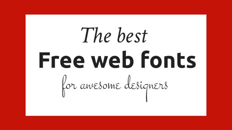 Best Free Font Websites