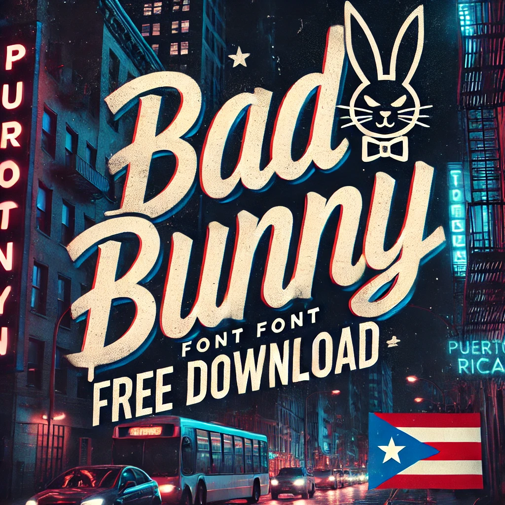 Bad Bunny Font Free Download