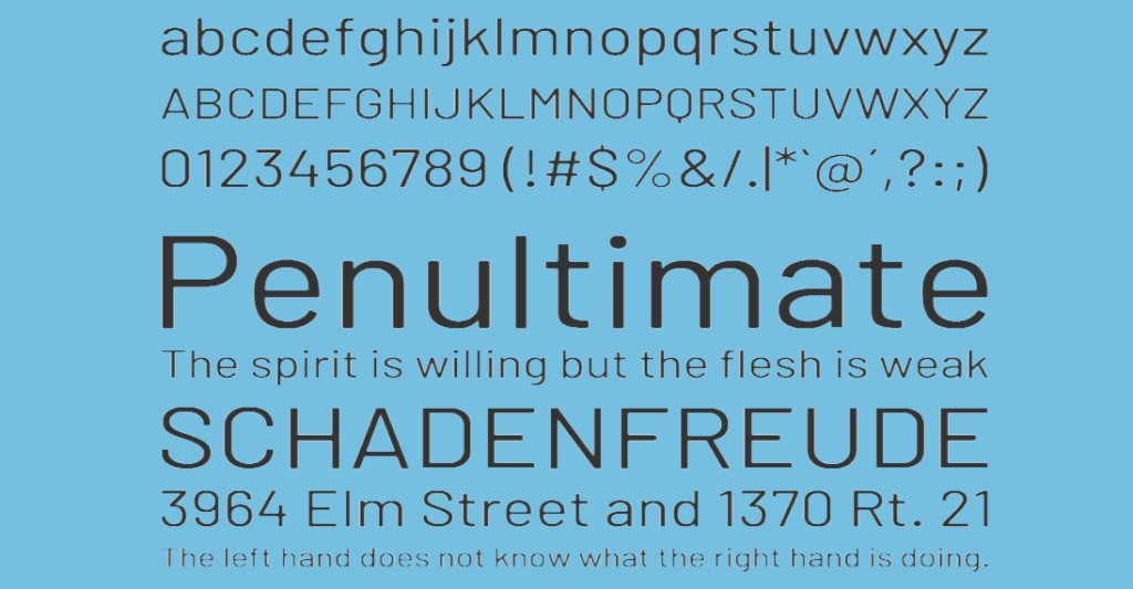 Barlow Font Family