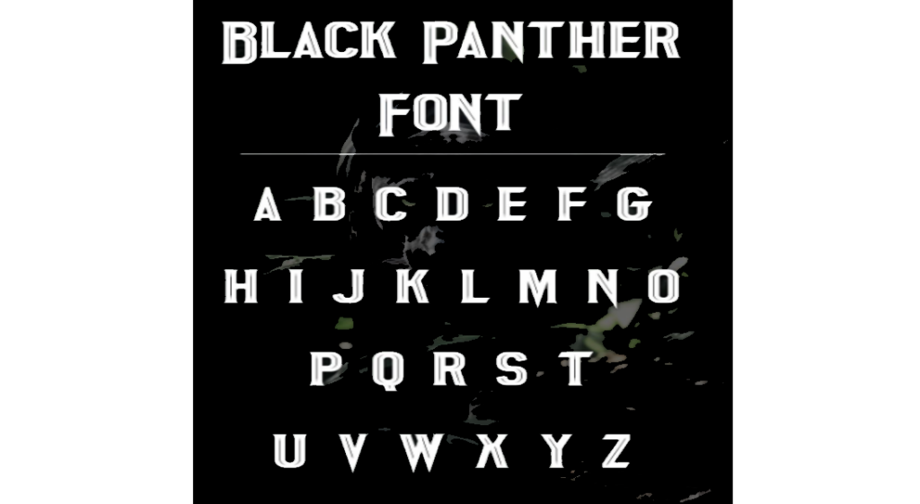 Black Panther Font