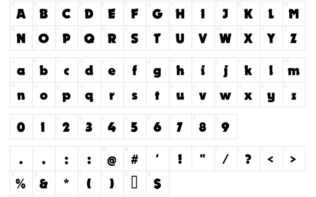 Brawl Stars Font