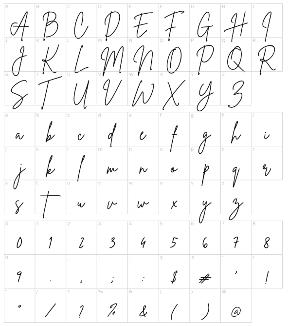 Brittany Signature font