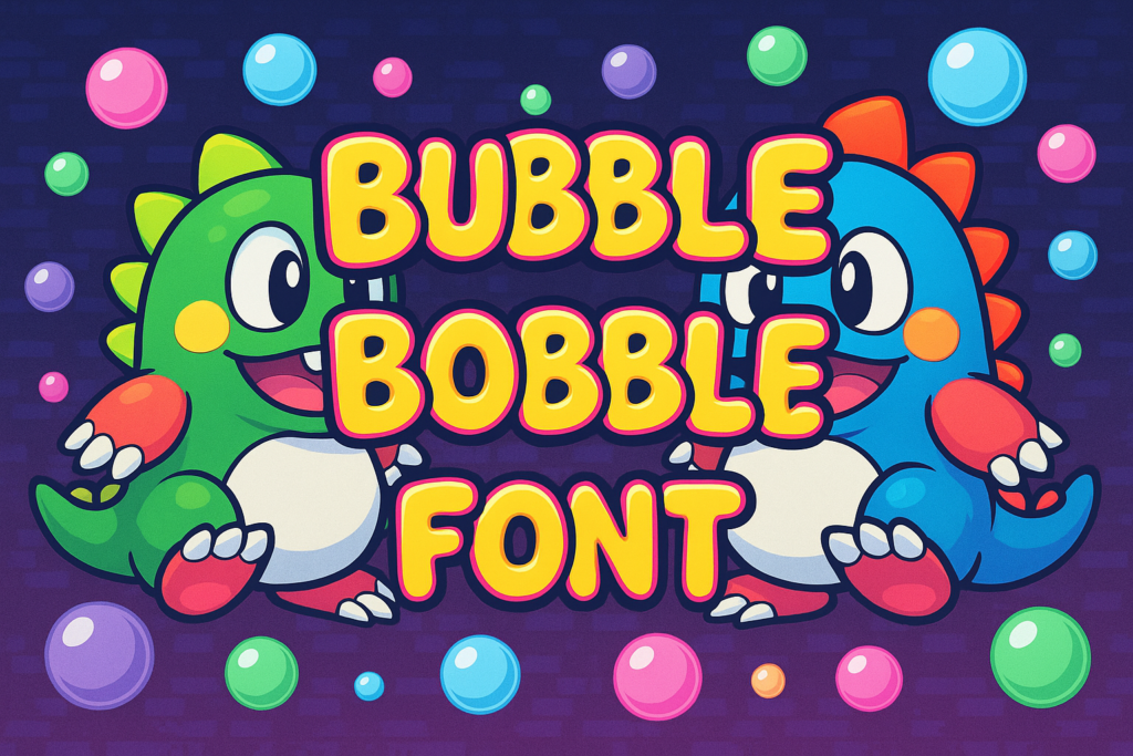 Bubble Bobble Font Free Download