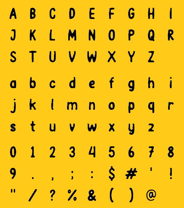 Bubble Bobble Font