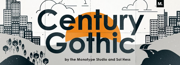 Century Gothic Logo Font