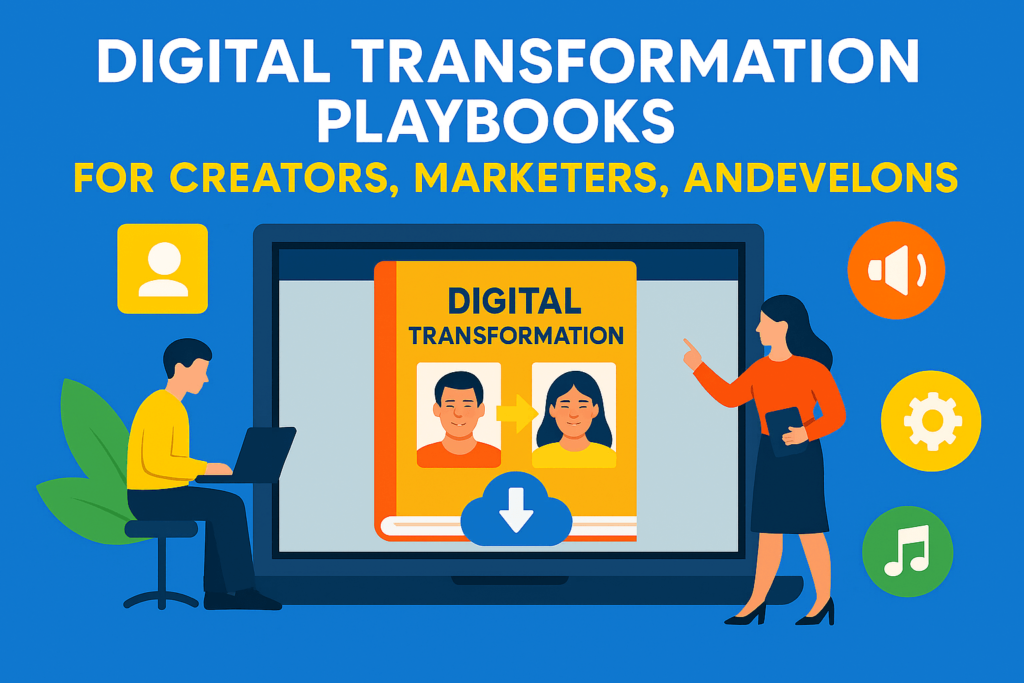 Digital Transformation Playbooks for HR, Marketing & Operations