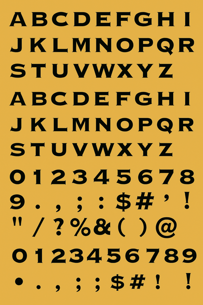 Copperplate Font
