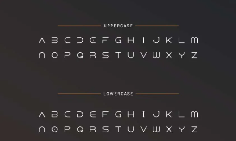 Dune Rise Font-Alphabets