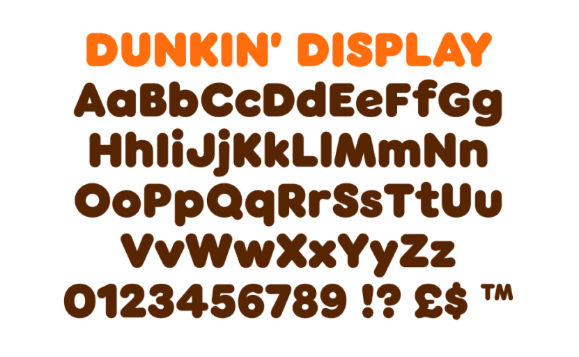 Dunkin Donuts Font