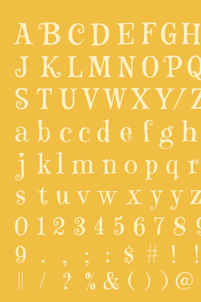 Emily’s Candy Font