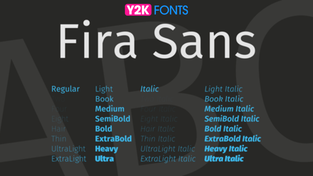 Fira sans - Accessible Font