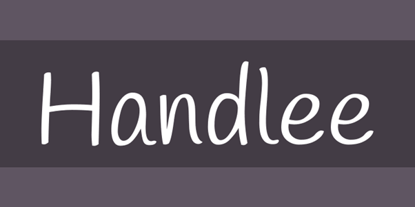 Handlee Font - Handwriting free