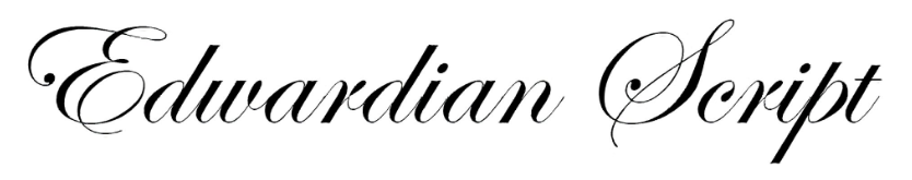 ITC Edwardian Script