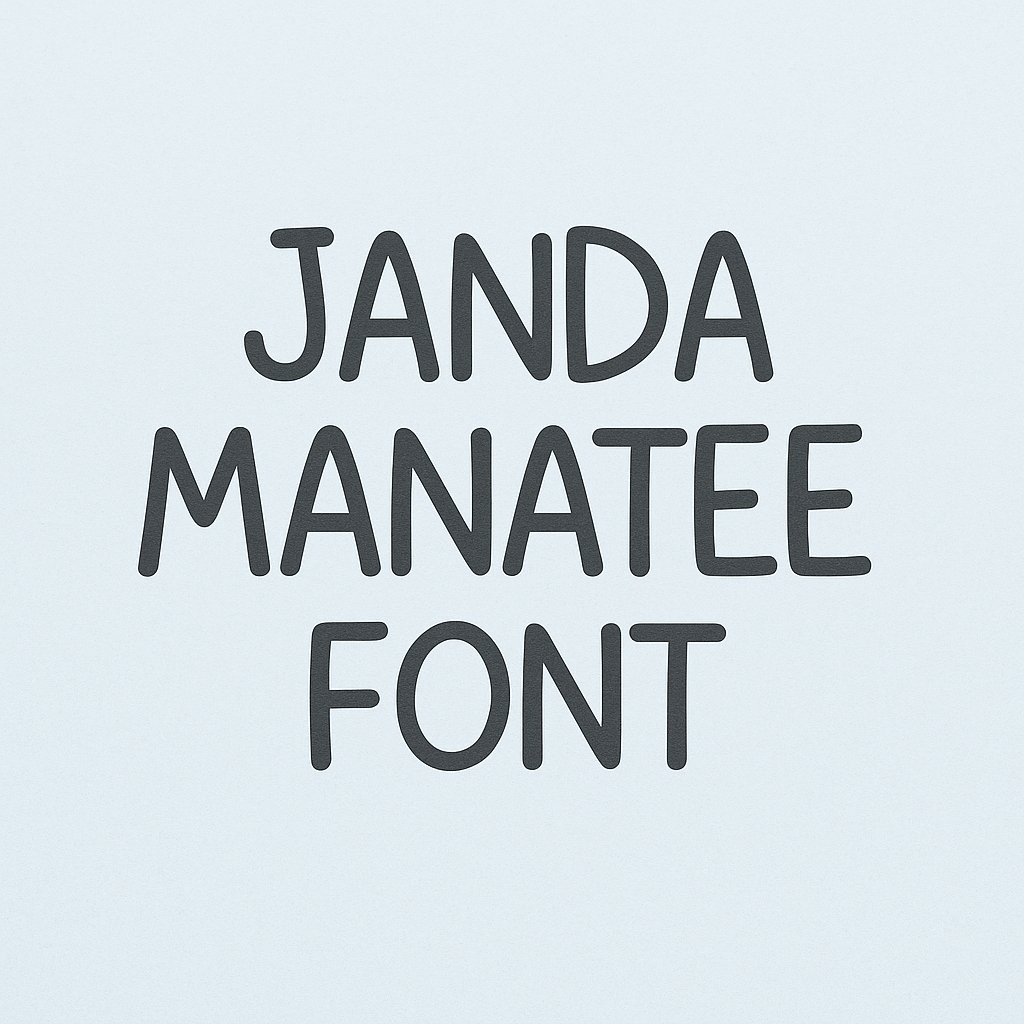 Janda Manatee Font Free Download