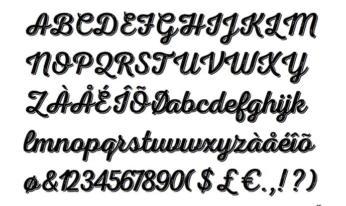 LA Dodgers Font