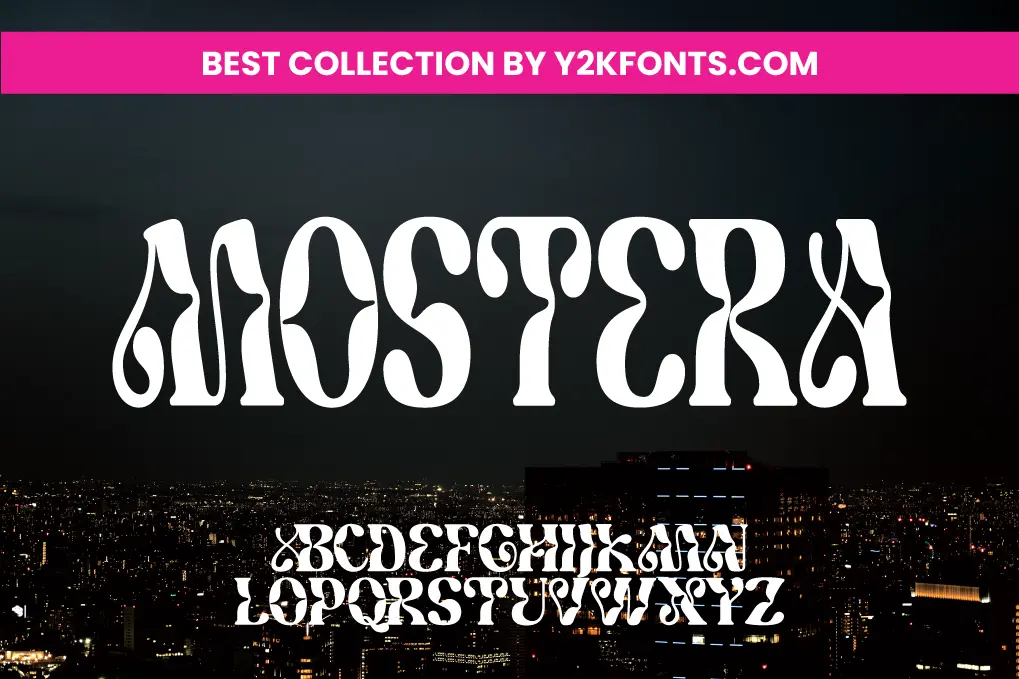 Y2K Aesthetic Institute — Planet's Y2K series of typefaces, free
